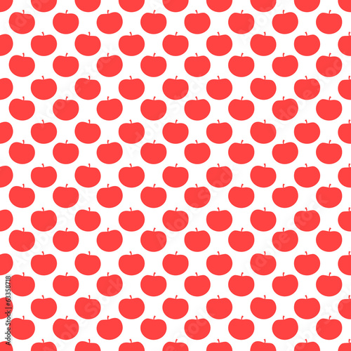  seamless pattern of apples