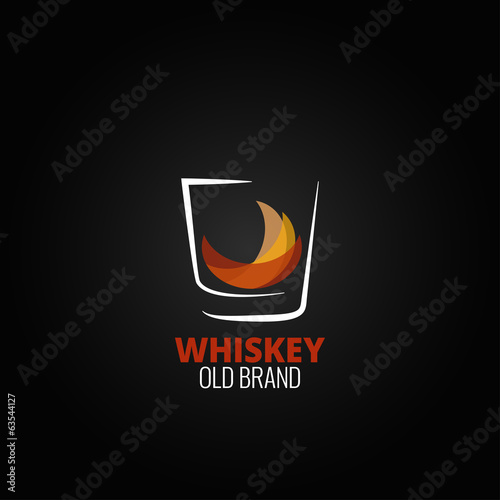 Lacobel whiskey glass splash design background