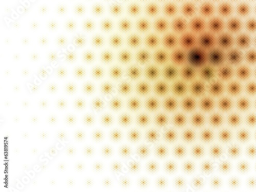 Fototapeta Abstract yellow bubble dot swirl design background