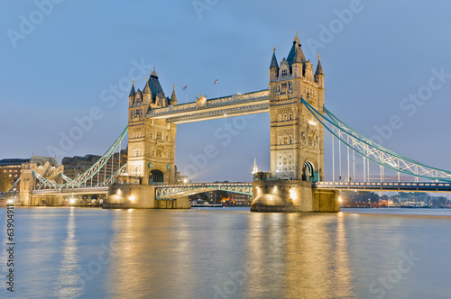 Lacobel Tower Bridge at London, England