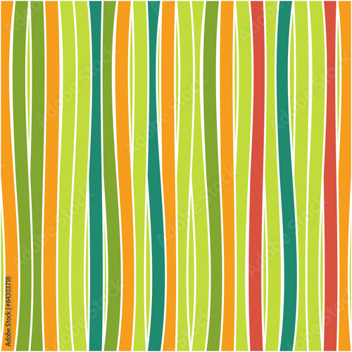 Fototapeta Seamless colorful striped wave background