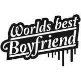 Worlds best Boyfriend Stempel