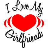 I Love My Girlfriend Herz Logo