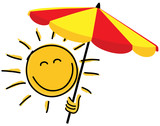 Sonnenschirm Strand Comic sdatec.com