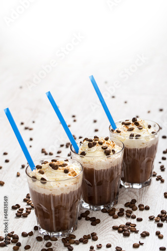  Coffee cocktail with cream foam
