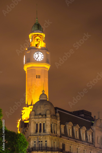 Fototapeta City Council clock tower, Buenos Aires, Argentina