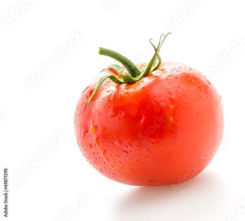  Tomato isolated on white