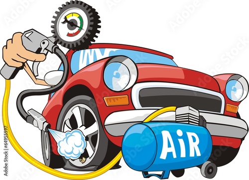  sign of air for car wheels