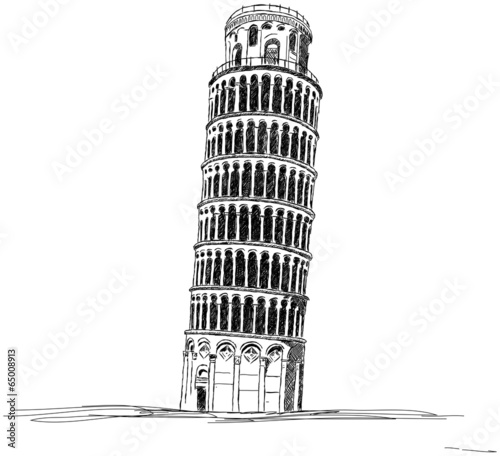Fototapeta Pisa Schiefe Turm von Pisa Italien Antike