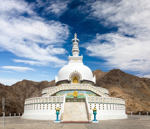  Tall Shanti Stupa near Leh