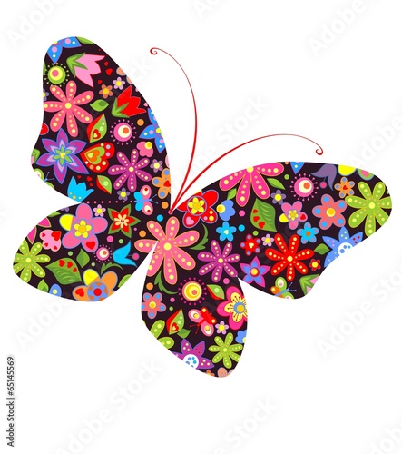  Print with butterfly