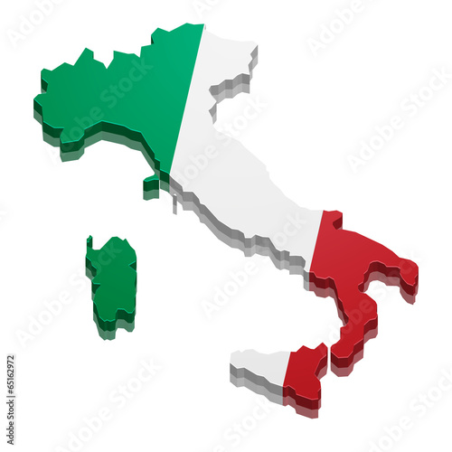 Fototapeta Map Italy