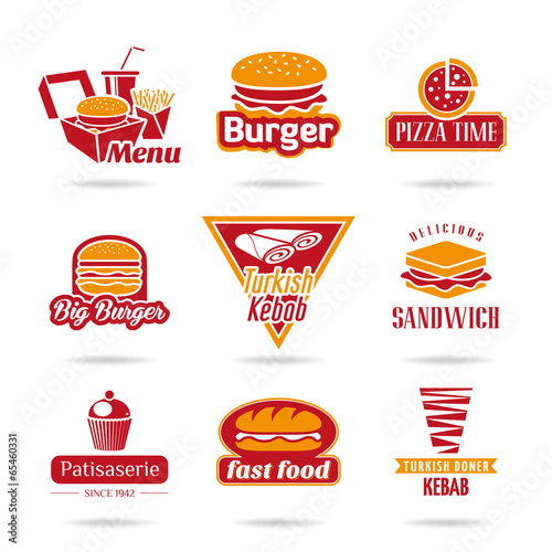 Lacobel Fast food icons