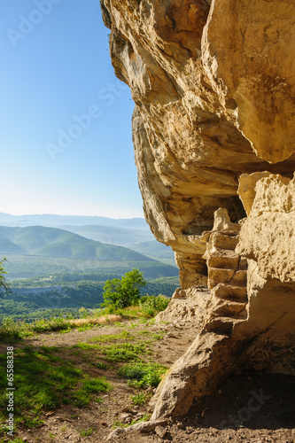 Lacobel Caves at Tepe Kermen, Crimea