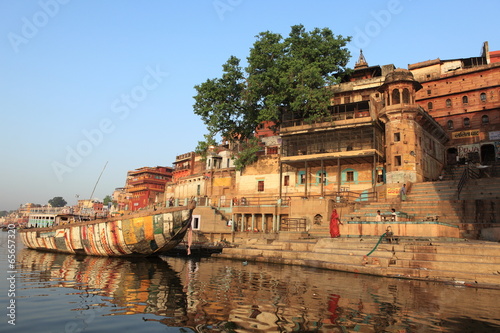 Fototapeta Varanasi heilige Stadt in Indien