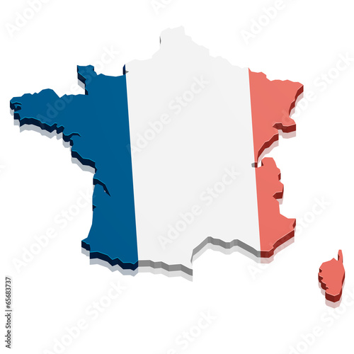 Fototapeta map France