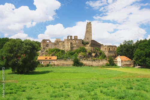 Fototapeta View of the castle Okor, Czech Republic