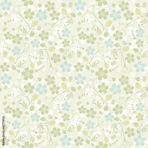 Lacobel Flower seamless pattern