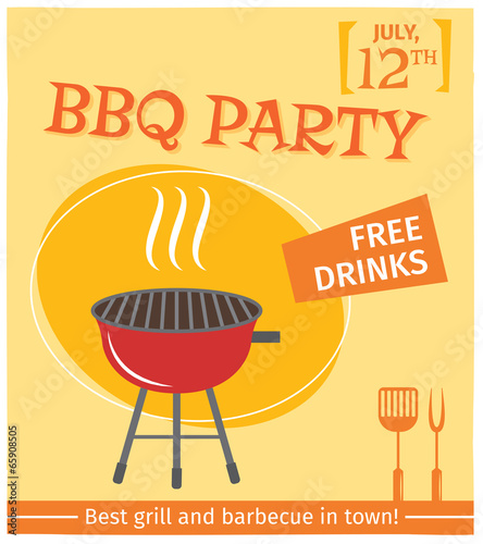  Bbq grill poster