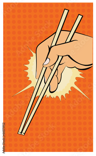 ilustracja-dloni-paleczkami-w-stylu-pop-komiks