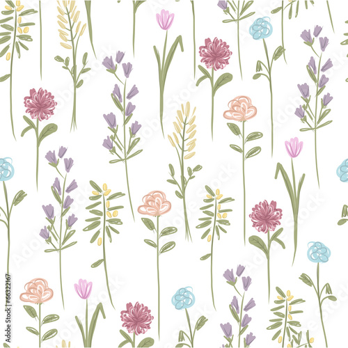  Floral seamless pattern for your design