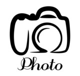 Photo camera emblem
