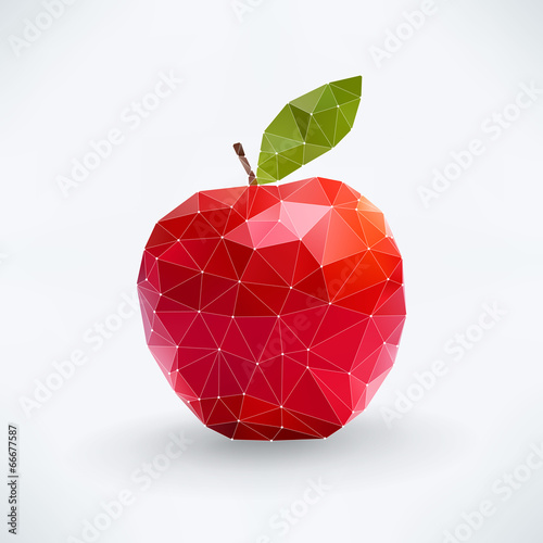 Abstract isolated apple fruit © rszarvas
