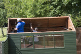 Wooden garden shed" Stock photo and royalty-free images on Fotolia 