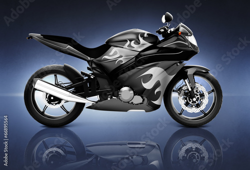 strzal-studio-czarny-motocykl