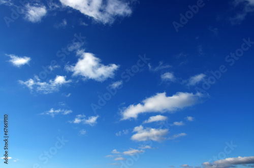 Fototapeta white clouds