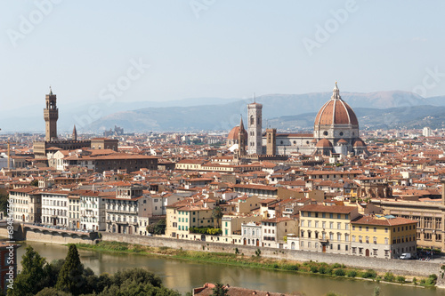 Fototapeta Blick auf Florenz vom Piazzale Michelangelo