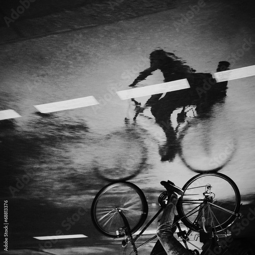 Fototapeta Der Fahrradfahrer
