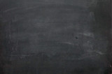 Close up of a black dirty chalkboard poster
