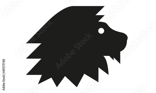 Lacobel Löwe Kopf Profil