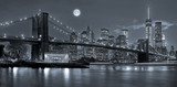 New York City at night poster