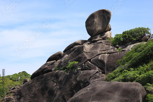 Poster View point at Similan Island in Similans national park, Thailand