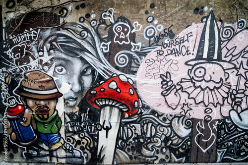 Lacobel Mur de graffiti