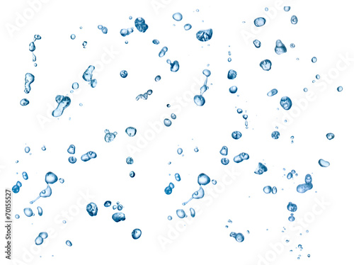 Lacobel water splash drop blue liquid bubble