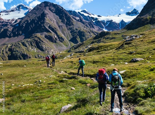 trekking in alta montagna © Franco Bissoni