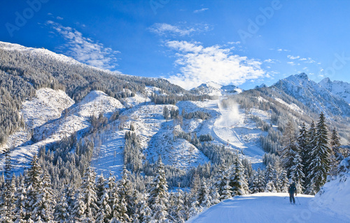 Fototapeta Ski resort Schladming . Austria