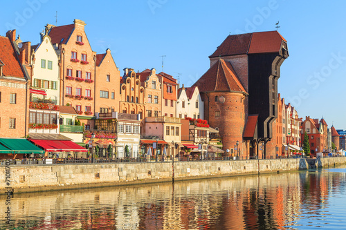 Fototapeta Cityscape of Gdansk in Poland