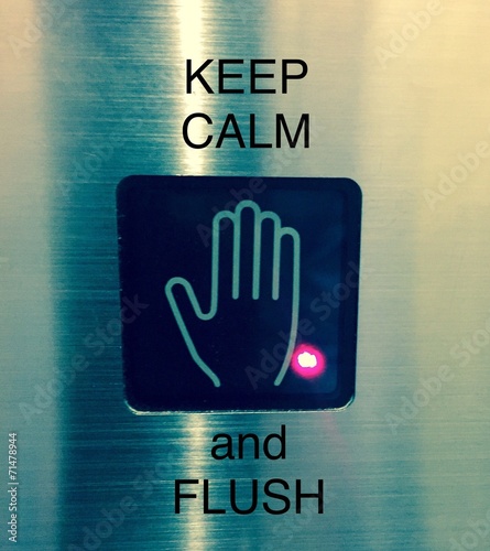 Fototapeta Keep Calm and Flush