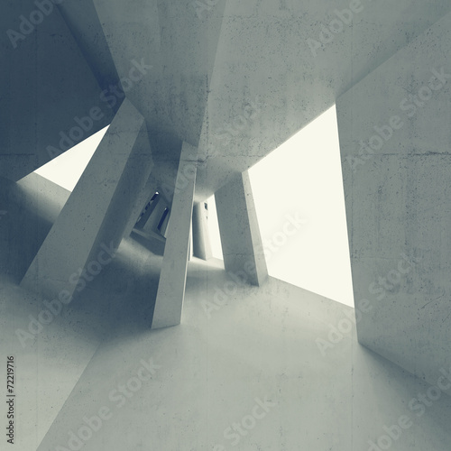 blekitnego-abstrakta-3d-pusty-wnetrze-z-perspektywicznym-skutkiem