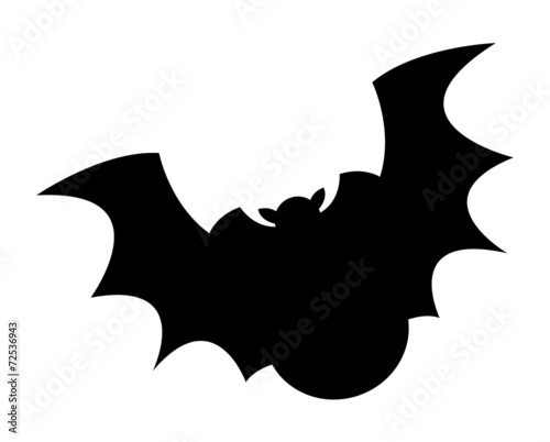 Fototapeta Funny Bat Bird Flying Shape