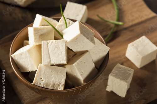 Plakát, Obraz Organické Raw Soy Tofu