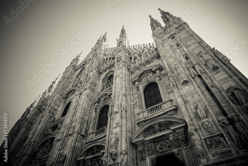 Lacobel Duomo of Milan - facade