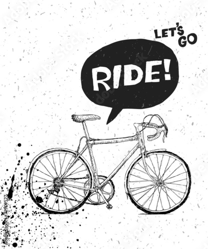 Fototapeta Bicycle Poster Design