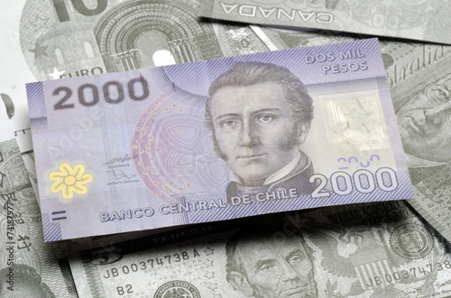 Peso Chileno Chilean Pesos Chilenischer Chile Money Currency Peso Chileno Chilean Pesos Chilenischer Chile Money Currency