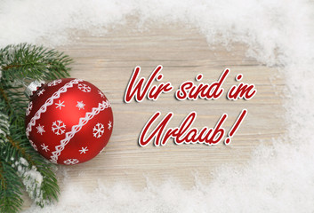 Bilder und Videos suchen: weihnachtsurlaub