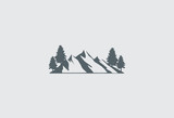 mountain-vector-logo poster